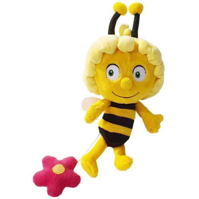 Плюшена играчка Пчеличката Мая с музикален механизъм 18 см