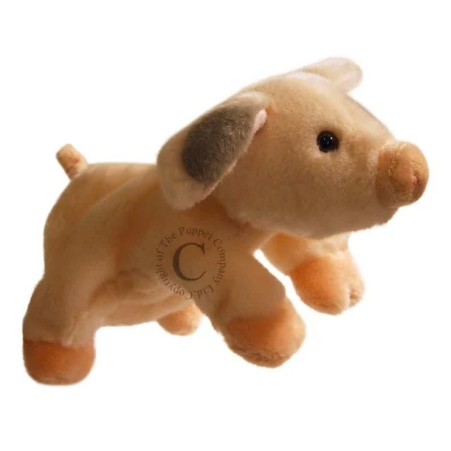 Puppet for theater Full body animals Piglet 33 cm.
