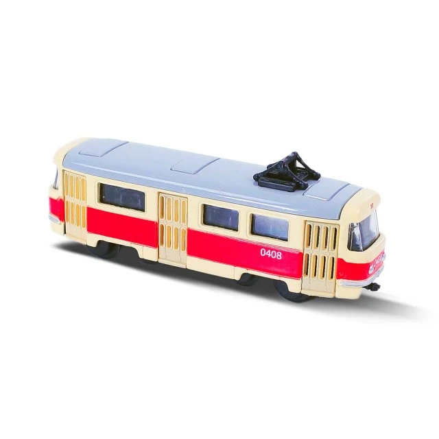 Metal retro tram 8.5 cm.