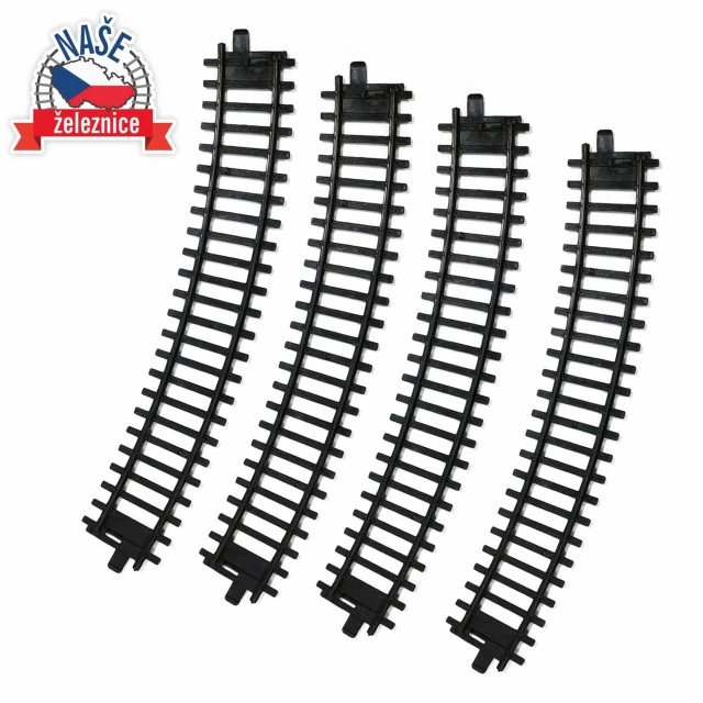Set of curved rails 4 pcs.