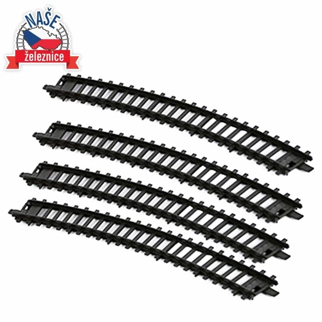 Set of curved rails 4 pcs.