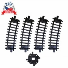 Set of rails and crossing 5 pcs.