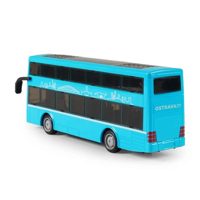 Ostrava double-decker bus with opening doors 19 cm.