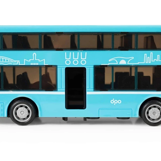 Ostrava double-decker bus with opening doors 19 cm.