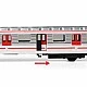 Метално метро Прага 16 см.