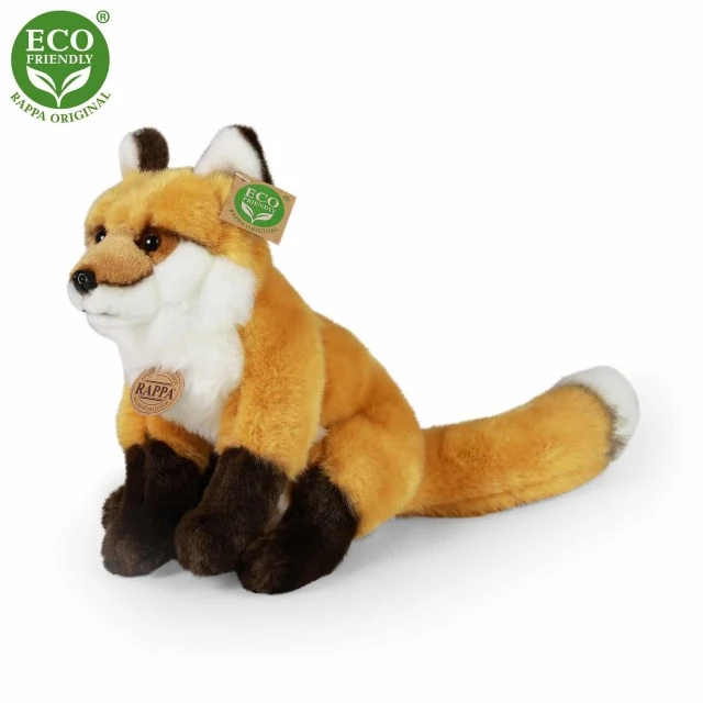Plush sitting fox 247 cm.