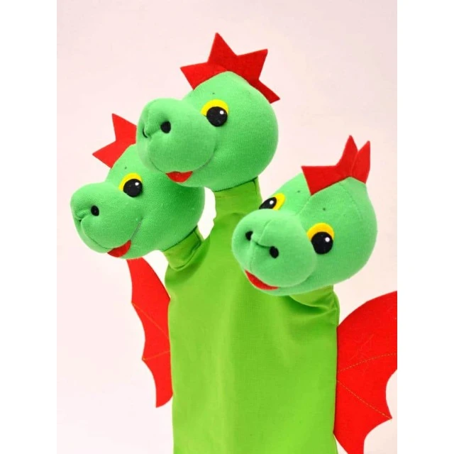 Puppet for theater Three-headed llama 31 cm.