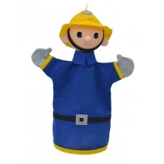 Theater doll Fireman 28 cm.