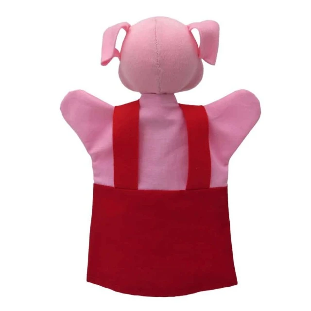 Puppet for theater Piggy red 26 cm.