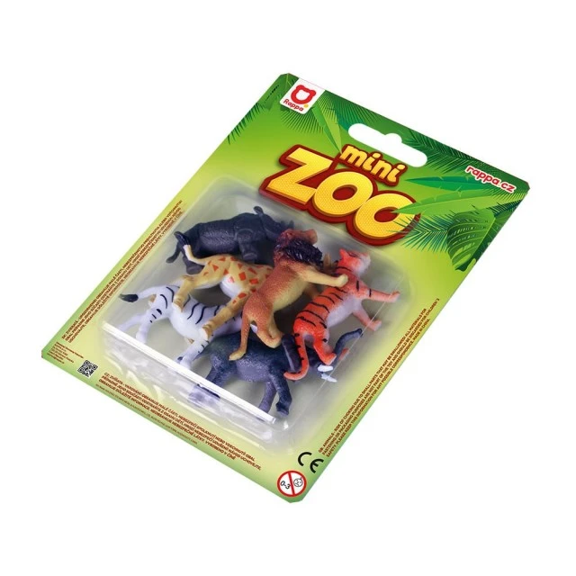 Set of figurines Wild animals - 6 pieces 6-7 cm.