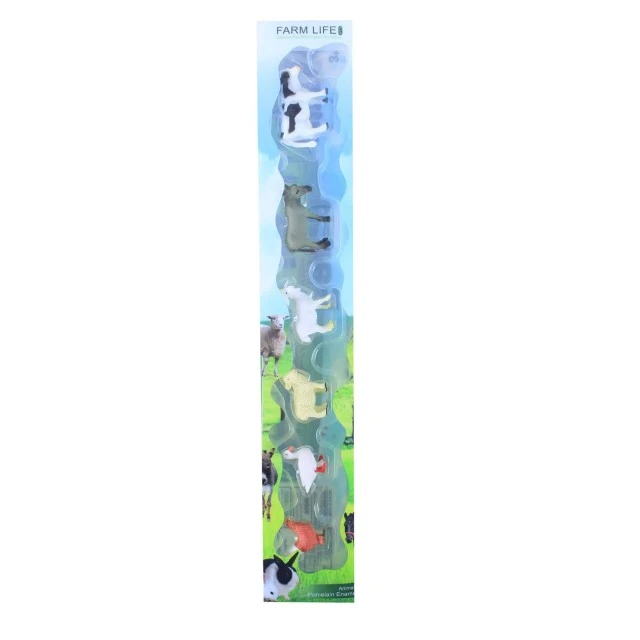 Set of figures Farm animals - 6 pieces 3-6 cm.