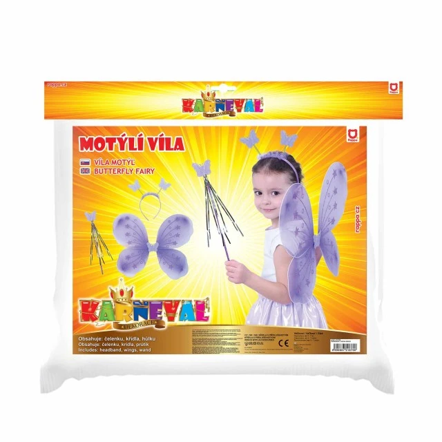 Theater costume Purple butterfly - wings magic wand and tiara