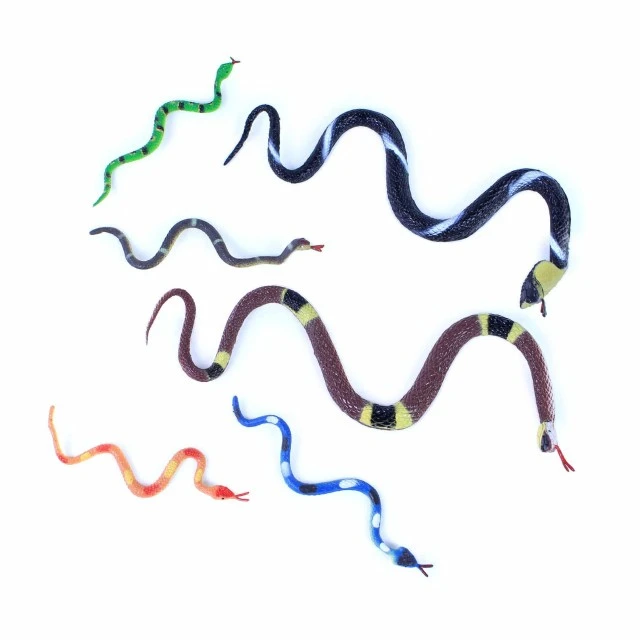 Set of figurines Snakes - 5 pieces 12-30 cm.