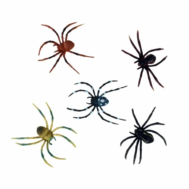 Set of figures Spiders II - 5 pieces 9-10 cm.