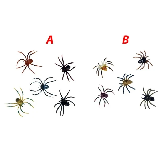 Set of figures Spiders II - 5 pieces 9-10 cm.