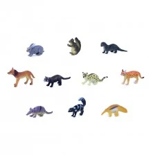 Set of figurines Forest animals - 10 pieces 3-5 cm.