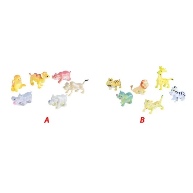 Set of figurines Baby wild animals II - 6 pieces 4-45 cm.