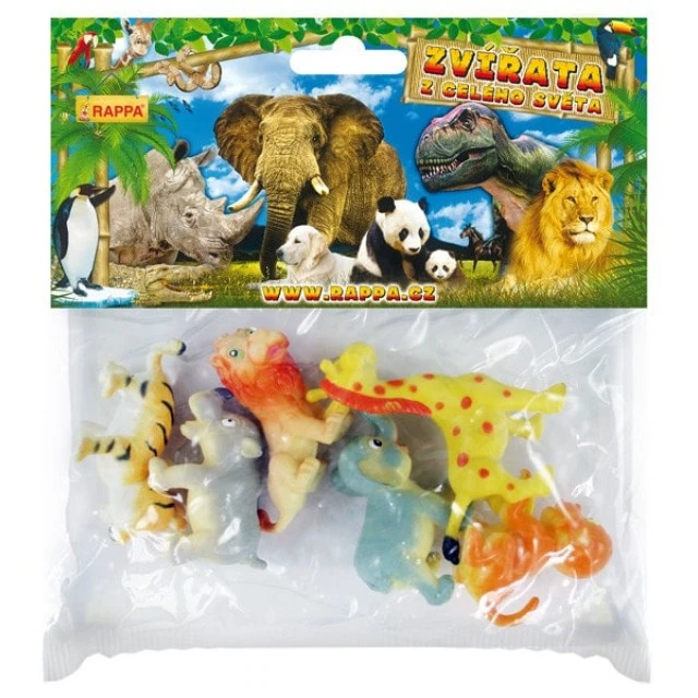 Set of figurines Baby wild animals II - 6 pieces 4-45 cm.