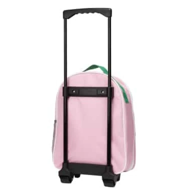 Children’s wheeled backpack Pippi Longstocking and the favorite horse pink
