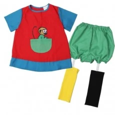 Pippi costume size 4-6 years 110-116 cm. 3 parts