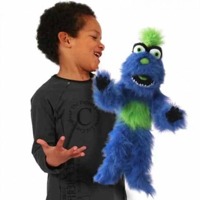 Puppet for theater Blue Monster with sound