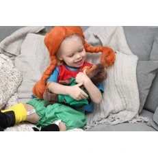 Pippi costume size 4-6 years 110-116 cm. 3 parts
