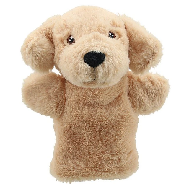 Puppet for puppet theater Dog Beige Labrador