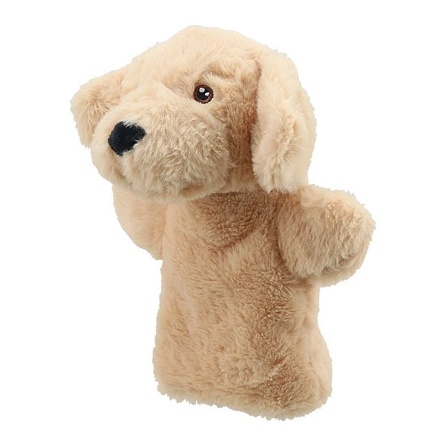 Puppet for puppet theater Dog Beige Labrador