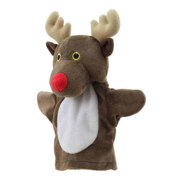 My first theater doll Christmas deer 21 cm.