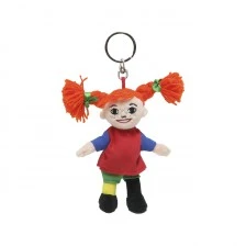 Pippi Longstocking Soft Doll Keychain