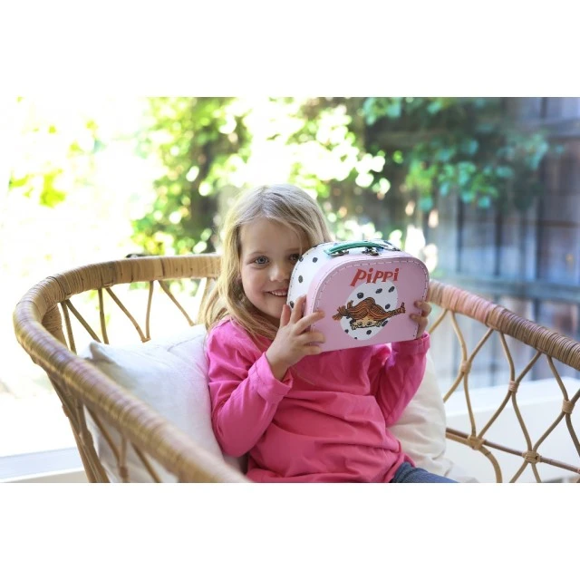 Pippi’s suitcase light pink 20 cm.