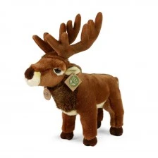 Plush Deer standing 34 cm.