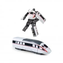 2 in 1 Metal robot and express train foldable 12 cm.