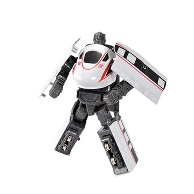 2 in 1 Metal robot and express train foldable 12 cm.