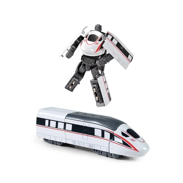 2 in 1 Metal robot and express train foldable 12 cm.