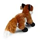 Plush fox standing 30 cm.