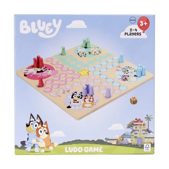 Wooden game Don’t be mad boy with Bluey