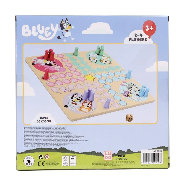 Wooden game Don’t be mad boy with Bluey