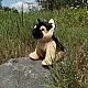 Plush German Shepherd 25 cm. sitting