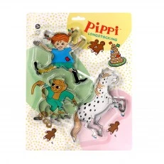 Pippi Longstocking metal cookie cutters