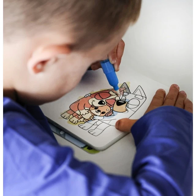 Твърда книжка за рисуване с вода Bluey