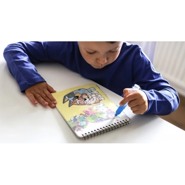 Твърда книжка за рисуване с вода Bluey