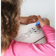 Твърда книжка за рисуване с вода Maxi & Helium