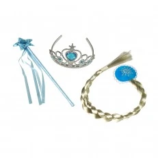 Blue princess set with braid