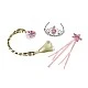 Pink princess set with braid