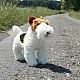 Плюшено куче Фокстериер 30 см. стоящо