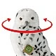 Plush White Owl with rotating head 28 cm.