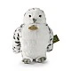 Plush White Owl with rotating head 28 cm.