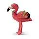 Plush Flamingo 23 cm.