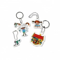 Make a Pippi Longstocking Shrink Plastic Keychain